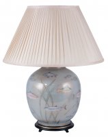 Jenny Worrall Fish Large Glass Table Lamp
