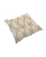 Beamfeature Leaves Design Pure Cotton Chair Cushions 38x38cm