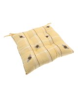 Beamfeature Country Club Busy Bee Design Pure Cotton Chair Cushions