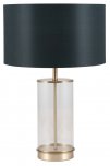 Pacific Lifestyle Westwood Clear Glass/Champagne Metal TableLamp