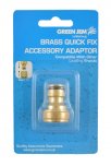 Green Jem Brass Quick Fix Accessory Adaptor