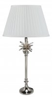 Pacific Lifestyle Trafalgar Nickel Metal Palm Tree Table Lamp