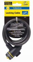Sterling Self Coiling Locking Cable - 10mm x 1500mm