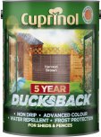Cuprinol 5 Year Ducksback Harvest Brown 5 Litre