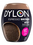 Dylon All-In-1 Fabric Dye Pod for Machine Use - Espresso Brown