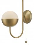 Dar Andre Single Wall Bracket Aged Brass