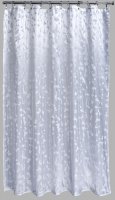 Aqualona Polyester Shower Curtain 180x180cm Vineleaf Metallic