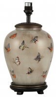 Jenny Worrall Butterflies Small Glass Table Lamp