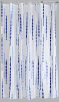 Aqualona PEVA Shower Curtain 180x180cm Blue Beads