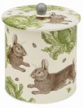 Thornback & Peel - Rabbit & Cabbage Biscuit Barrel