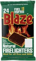 Blaze Barbecue Firelighters Pack 24