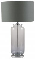 Pacific Lifestyle Vivienne Grey Ombre Glass Table Lamp