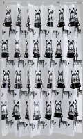 Aqualona PEVA Shower Curtain 180x180cm Zebra
