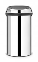 Brabantia 60 Litre Touch Bin in Brilliant Steel