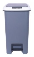 Casa&Casa Fairmont 20L Double Opening Pedal Bin - Grey