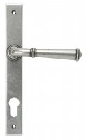 Pewter Regency Slimline Lever Espag. Lock Set