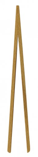 Wooden Kitchen Toast Tongs 15cm