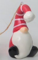 Giftware Trading Gonk with Stripe Hat Tree Decoration