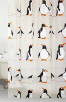 penguin peva shower curtain