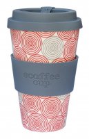 Ecoffee Cup 14oz Swirl with Grey Silicone