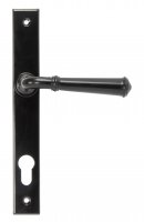 Black Regency Slimline Lever Espag. Lock Set