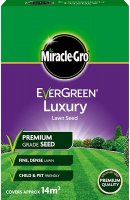 Miracle-Gro Evergreen Luxury Lawn Grass Seed - 420g