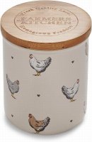 Cooksmart Farmers Kitchen Ceramic Canister - Cream