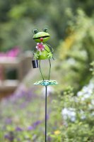 Smart Garden Barmy Frog Stakes - Assorted