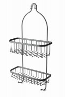 Blue Canyon 2 Tier Shower Caddy Graphite