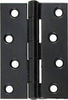 Black 4" Butt Hinge (Pair)