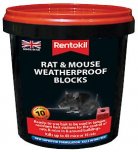 Rentokil Rat And Mouse Weatherproof Blocks