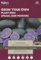 Tayors Salad Blue Main Crop Seed Potatoes - 10 Bulbs