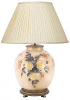 Pacific Lifestyle Classic Rose Large Glass Table Lamp