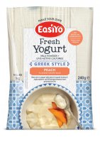 EasiYo Greek Style Yoghurt 240g - Peach