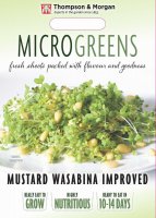 Thompson & Morgan Microgreens Mustard Wasabina Improved