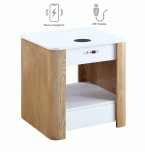 Jual San Francisco Smart Bedside/Lamp Table with USB & Charger