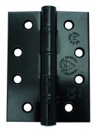 Black 4" Ball Bearing Butt Hinge (pair)