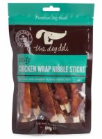 The Dog Deli Tasty Chicken Wrap Nibble Sticks 100g