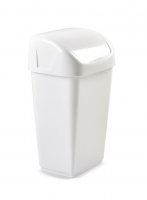 Whitefurze 45L Swing  Bin - White