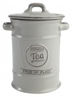 t&g pride of place tea jar - grey