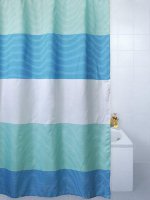 Blue Canyon Horizon Polyester Shower Curtain Blue 180cm x 200cm