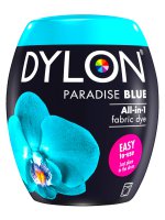 Dylon All-In-1 Fabric Dye Pod for Machine Use - Paradise Blue