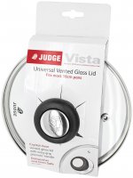 Judge Vista Universal Vented Glass Lid - Various Sizes