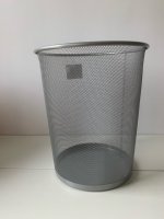Apollo Housewares Mesh Waste Paper Basket Large