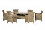 Royalcraft Wentworth 6 Seater Oval Carver Dining Set