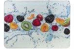 Apollo Housewares Glass Board Fruit Splash 28x38