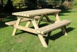 Churnet Valley Deluxe Picnic Table 1800mm
