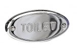 Miller Classic Toilet Sign Chrome