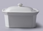 WM Bartleet & Sons Large Butter Dish with Lid 18cm x 11cm x 13cm