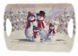 The Leonardo Collection Snowman Family Serving Tray Large